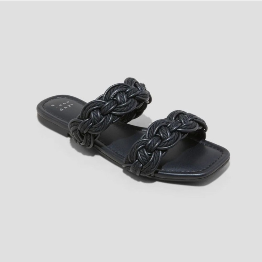 Sarafina Woven Two-Band Slide
Sandals with Memory Foam Insole - A New Day